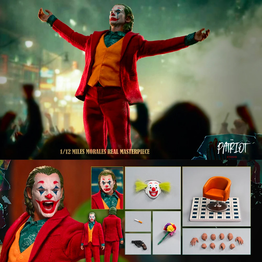 

Patriot Studio Коллекционная фигурка в масштабе 1/12 клоун Артур Флек 6-дюймовая Мужская экшн-фигурка солдата Модель Делюкс издание куклы
