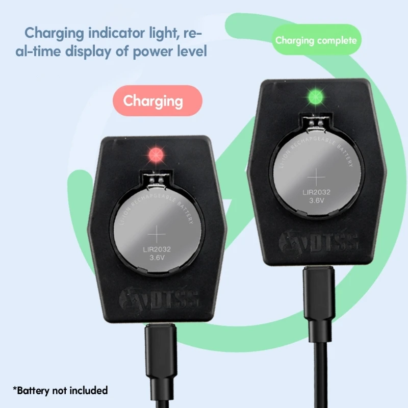USB-кабель для зарядного устройства типа C LIR2032 2025 2016