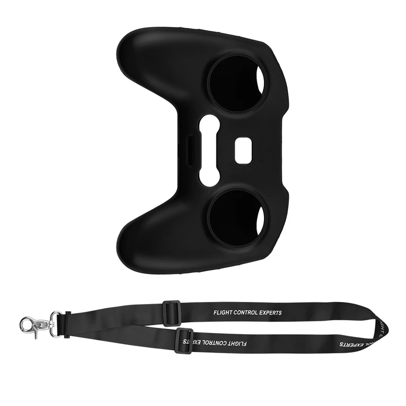 

Silicone Case Cover Neck Strap For DJI FPV Combo Remote Controller Protector Anti-Slip Grip Skin Lanyard