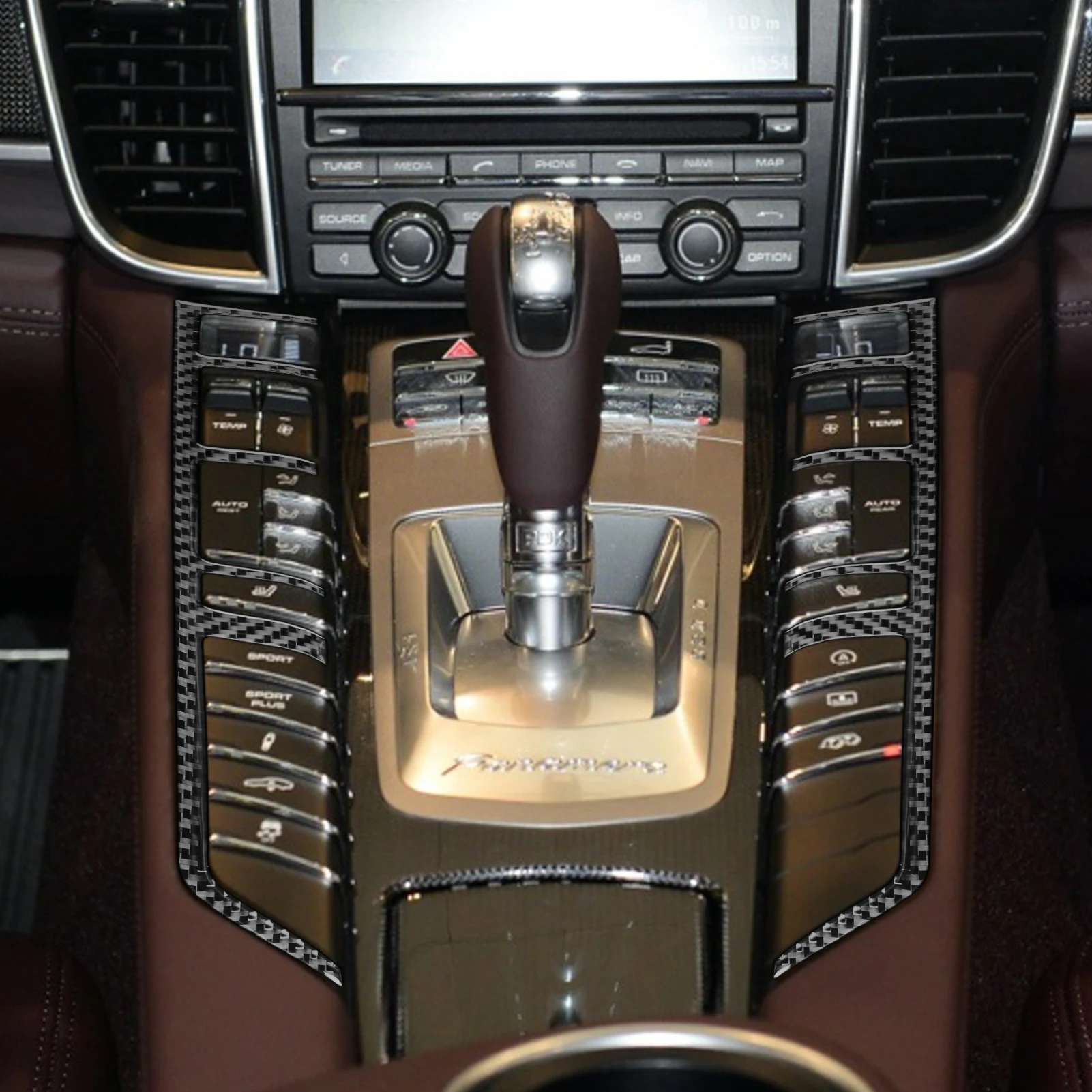 2 шт. для Porsche парамера 2010-2016 из углеродного волокна