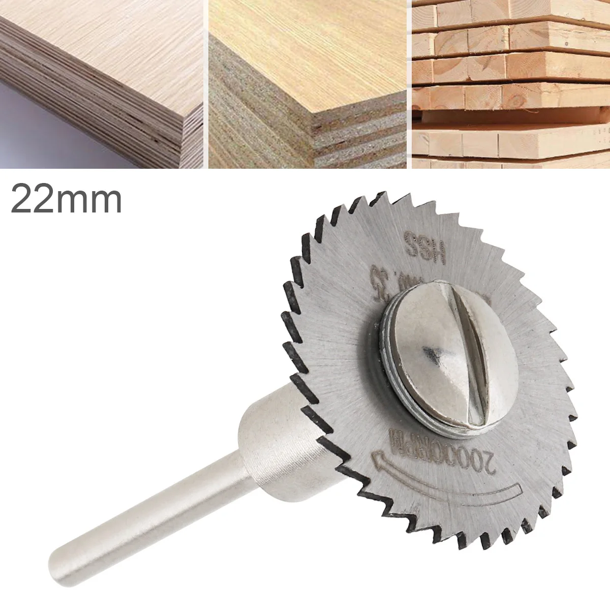 

22mm Mini HSS Circular Saw Blade Rotary Tool For Metal Cutter Power Tool Set Wood Cutting Discs Drill Mandrel Cutoff