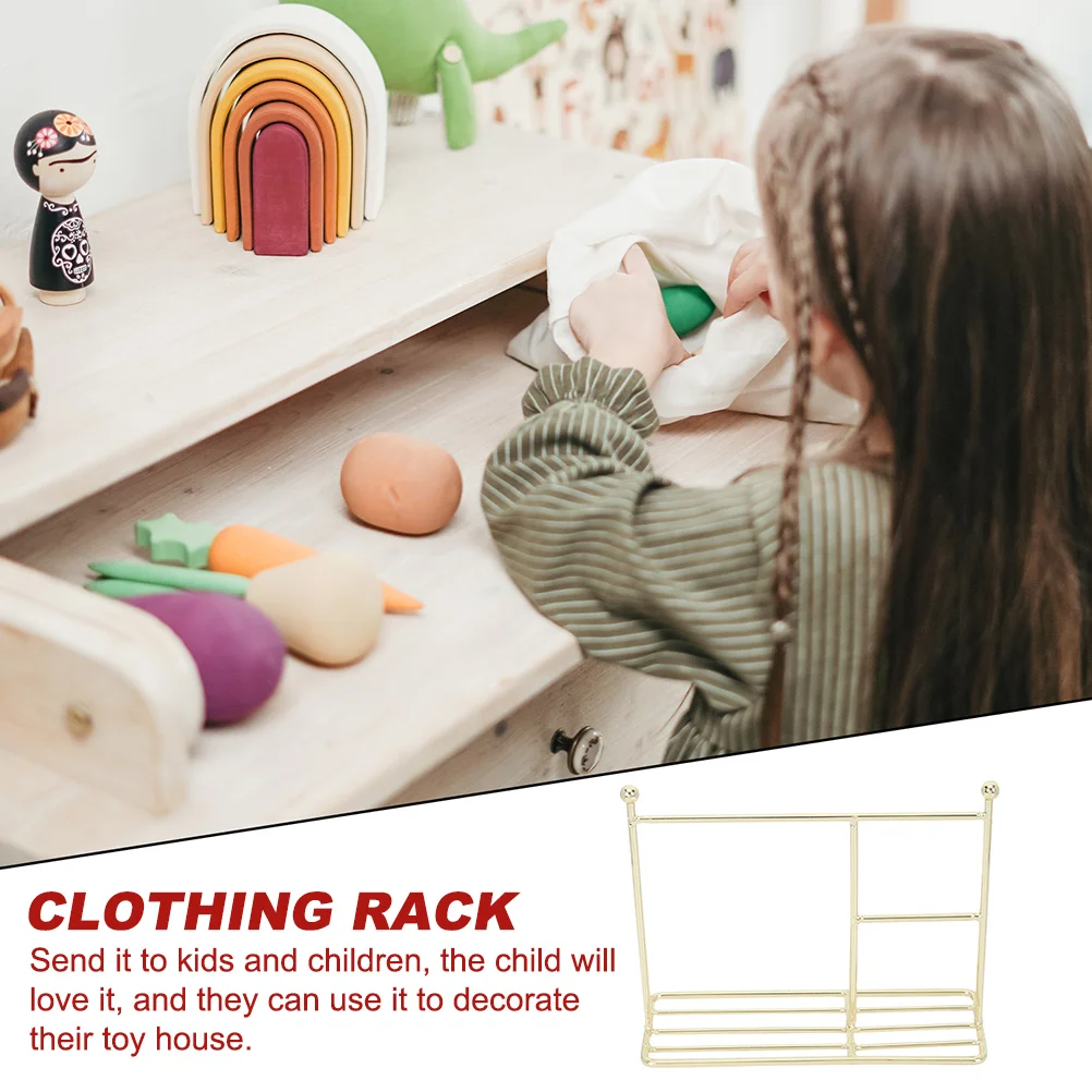 Маленькая вешалка для одежды подвесная металлическая платья детские вешалки