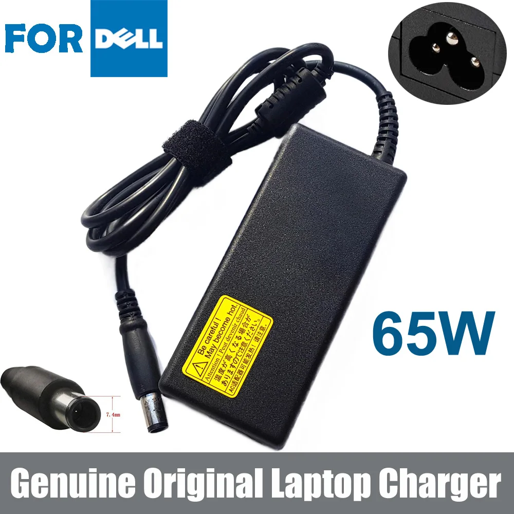 

Genuine Original 19.5V 3.34A 65W AC Adaptor Charger for Dell Inspiron 14 15Z 1764 710M N4020 N5040 N5050 Power Supply