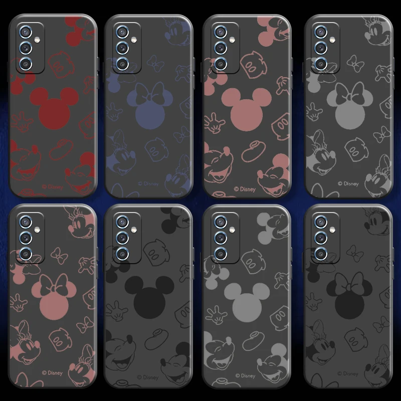 

Bandai Mickey And Minnie Mouse For Huawei Y6 2019 Y9 2018 Y7 Y9 Prime 2019 Phone Case Liquid Silicon Coque Black Back Funda