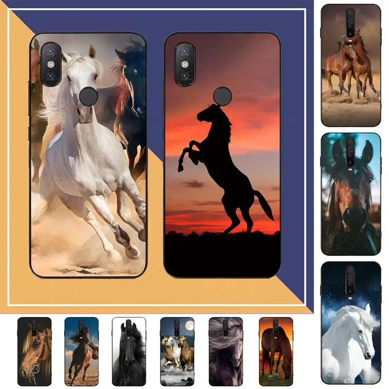 

Running Horses Animal Phone Case for Redmi Note 8 7 9 4 6 pro max T X 5A 3 10 lite pro