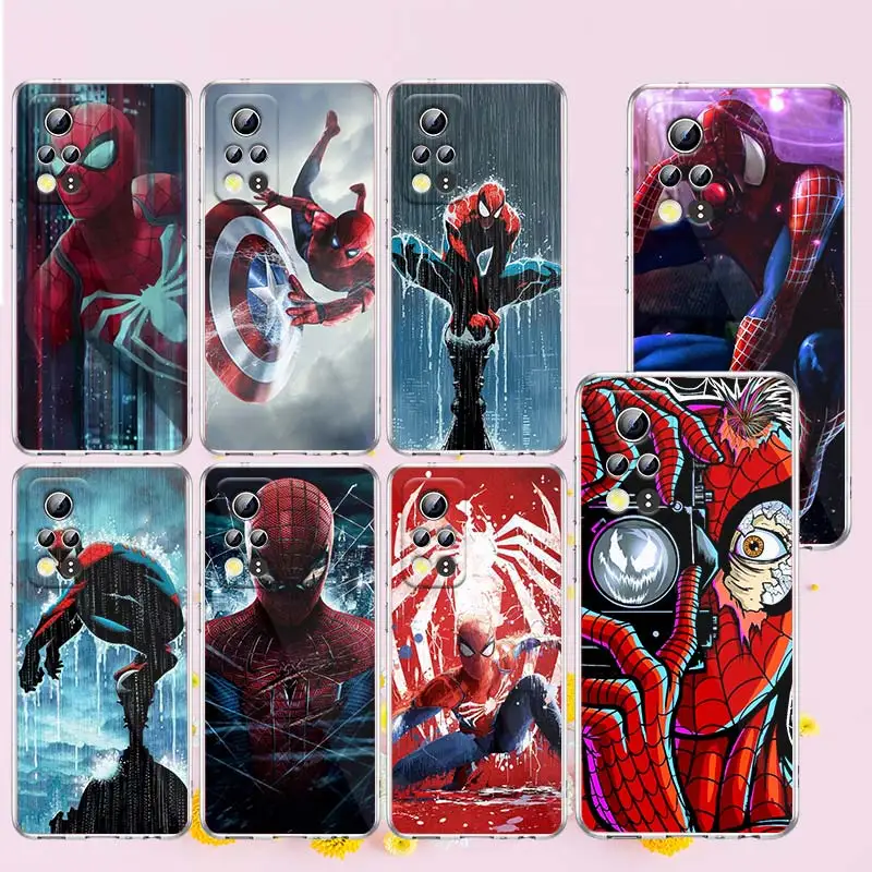 

Marvel Spider-Man Super For Honor 30S 30 20S 20E 20 9S 9 9X 8X 8A 8C 8 7C 7A Pro Max Lite Pro RU Transparent TPU Phone Case