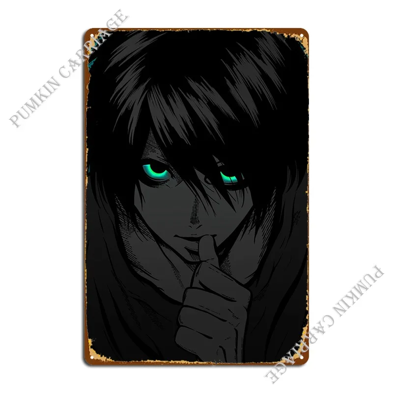 

Lawliet Metal Signs Create Club Wall Mural Cinema Tin Sign Poster