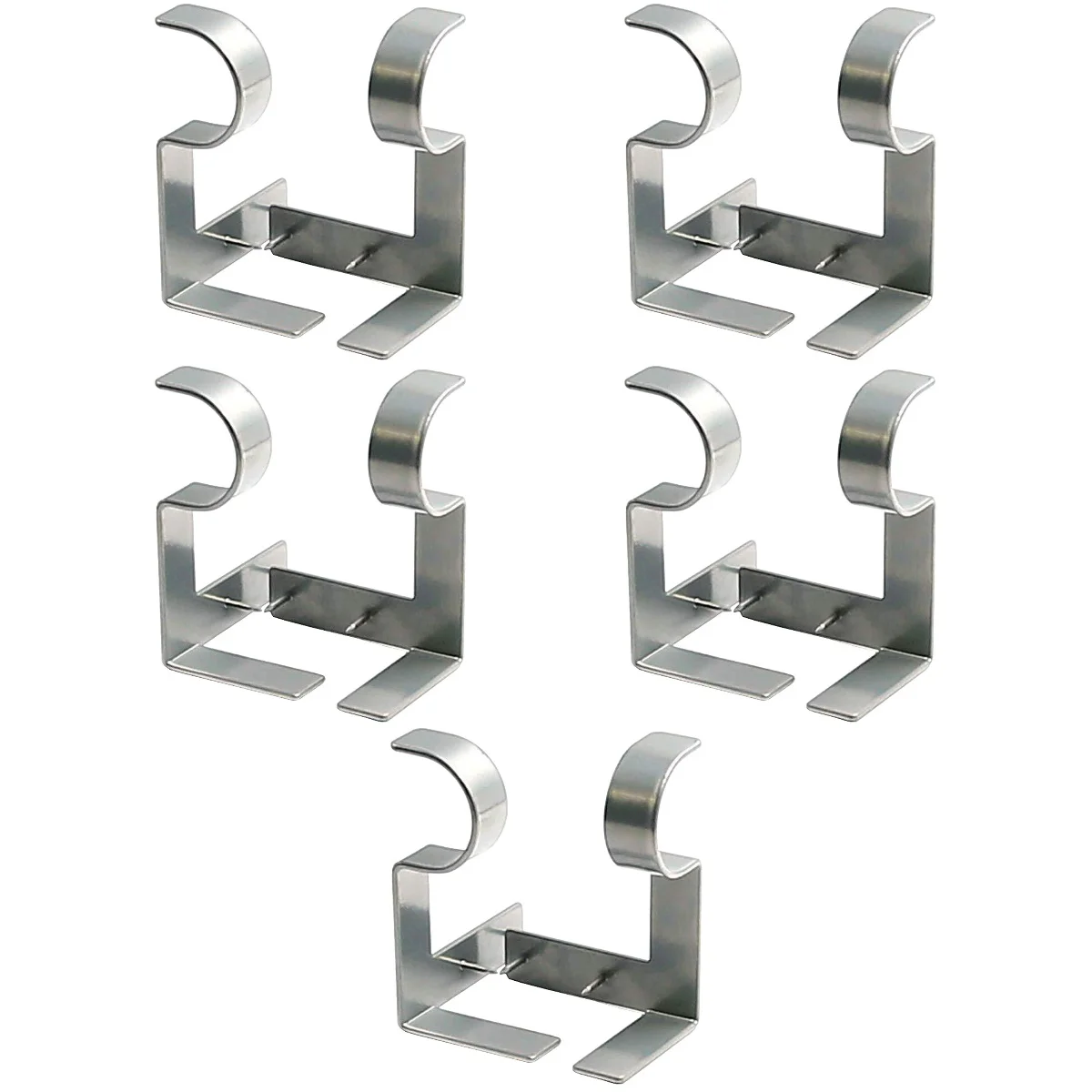

10 pcs Drapery Rod Brackets Curtain Rod Brackets Wall Curtain Pole Holder Curtain Bar Holder Curtain Rod Support
