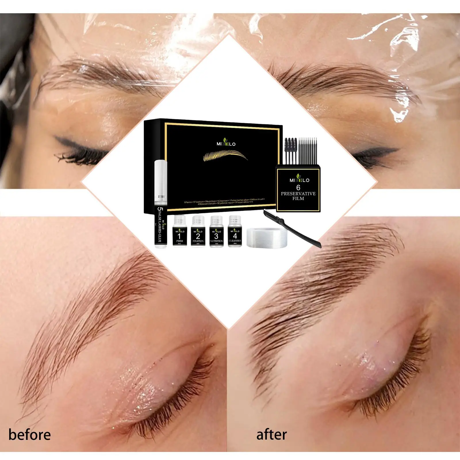 Brow Fuller Lamination Thering Curled Perm K для домашнего использования
