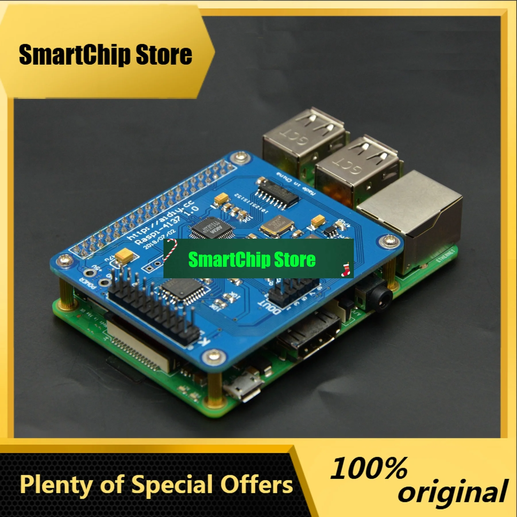 Фото SmCpNvarcher Ak4137: Поддержка цифрового вещания и веб-трансляций Volumio Moode для Raspberry Pi 2B, 3B, 3B+, 4B, 384K DSD256 №1