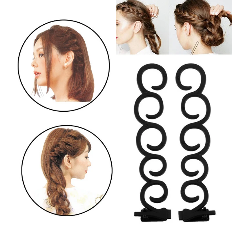 

Magic Donut Bun Maker Hairstyle Braider Twist Headwear Clips Multi-style Women Hair Accessories DIY Hair Styling Braiding Tools