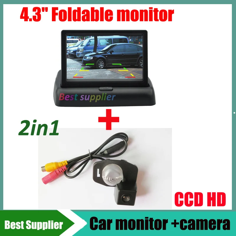 4 3-дюймовый автомобильный монитор зеркало и резервная парковочная камера