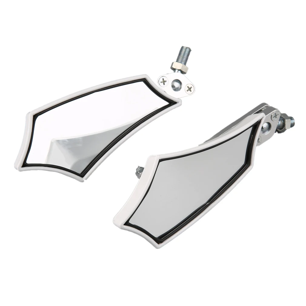 

Распродажа, 1 пара, 4 цвета на выбор, регулируемые на 180 градусов детали из АБС-пластика и металла для мотоцикла, зеркала заднего вида, скутера ...