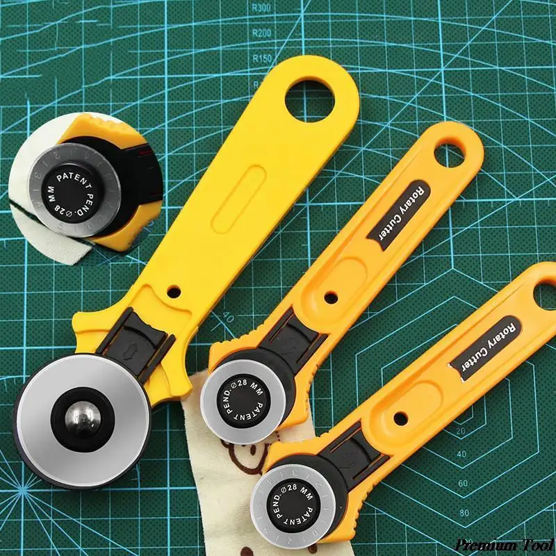 28/45 мм нож для резки кожи роликовый режущий круглый ротационный резак кожаные