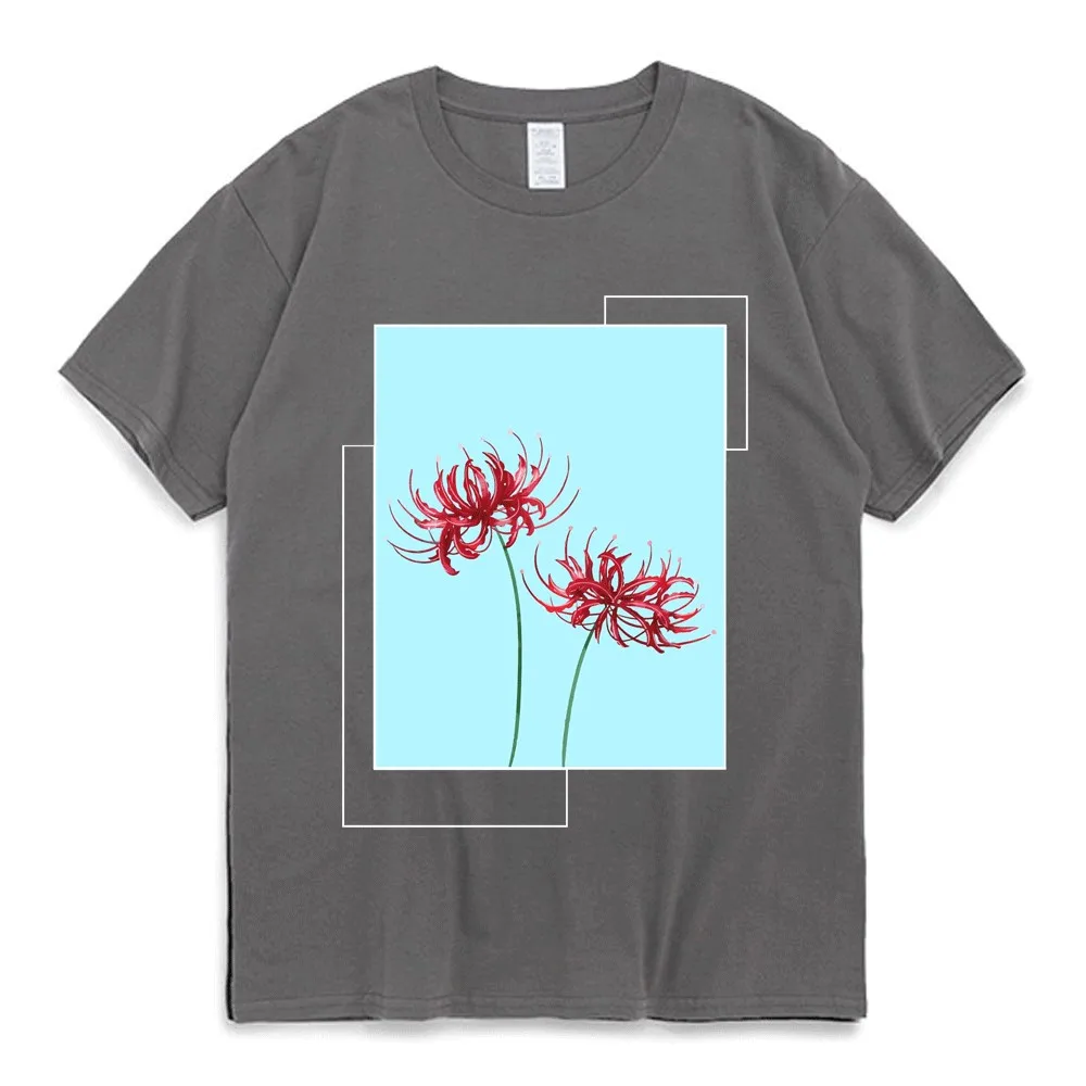 

Anime Lycoris Recoil T Shirt Chisato Nishikigi Takina Inoue Same Paragraph T-shirt Men Women Summer Casual Cozy Cotton Tshirts