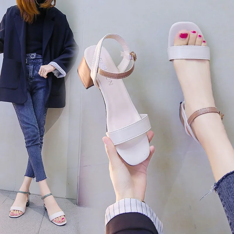 Женские босоножки с открытым носком на танкетке Размеры 35 36 37 38 39 40 | Обувь