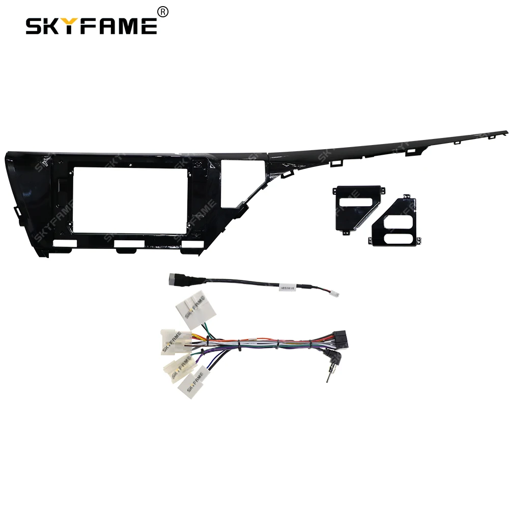 

SKYFAME автомобильный адаптер рамы Canbus коробка декодер для Toyota Camry 2018 Android радио приборная панель комплект