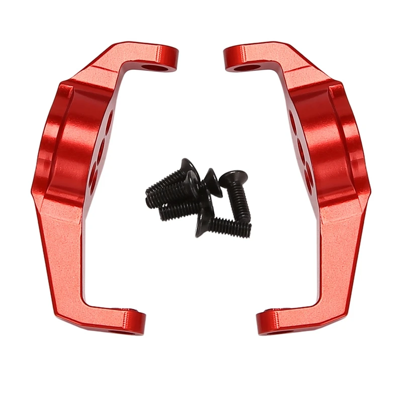 

-2Pcs Front Axle Portal Drive Caster Block Set For RC Crawler Car 1/10 Traxxas TRX-4