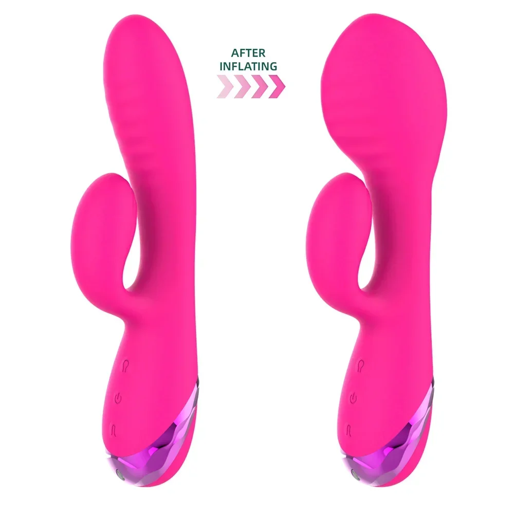Надувной расширительный массажер для точки G стимулятор клитора AV-вибратор