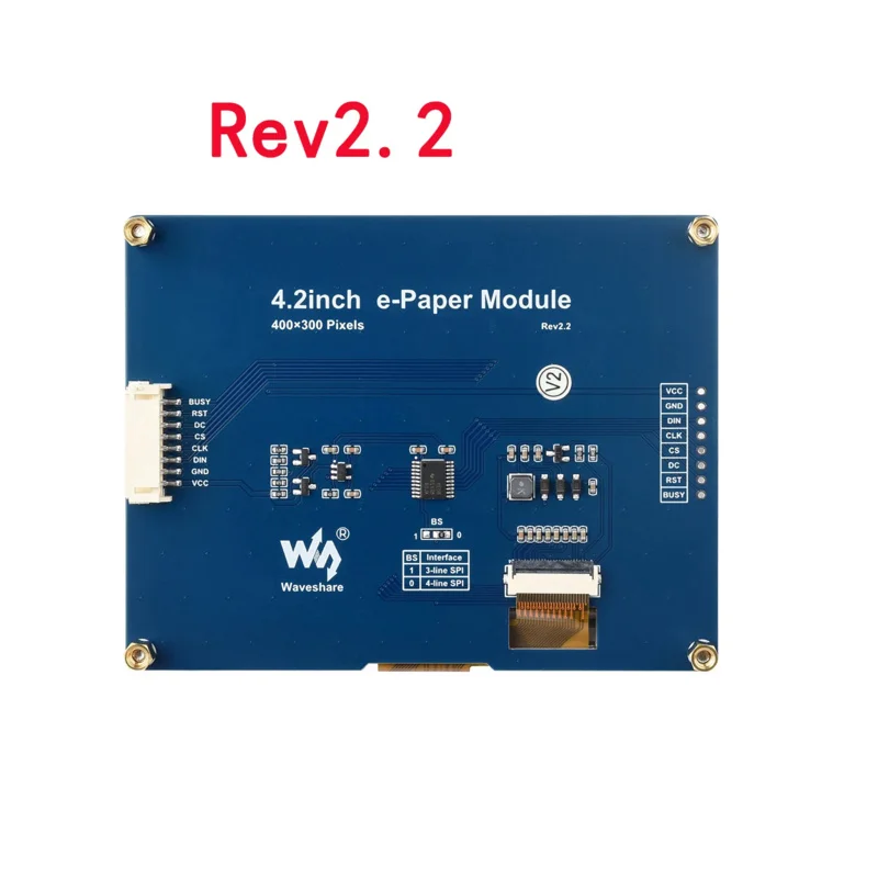 4 2 дюймовый SPI Epaper E-Ink модуль экрана дисплея для RPI Raspberry Pi 0 Zero 2W 3A 3B Plus 3 Model B 5 STM32