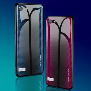 Gradient Stripe Phone Case For OPPO Realme C35 C25 C21 C20 C12 8PRO 7PRO Tempered Glass Coque For RE in Pakistan