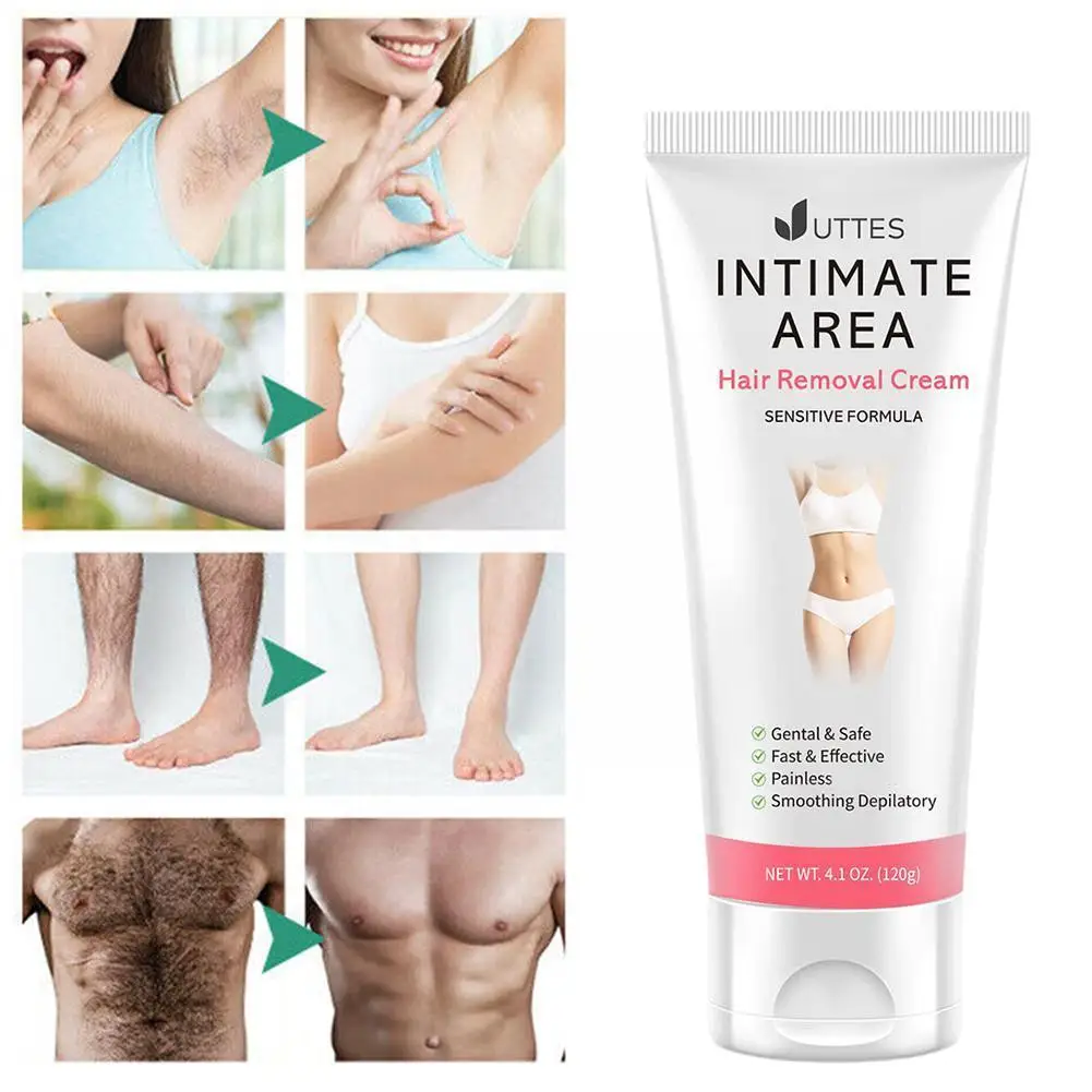 

100ml Fast Hair Removal Cream Fast Hair Removal Creams Painless Removes Arms Armpits Permanent Depilatory For Ladies Men W6F6