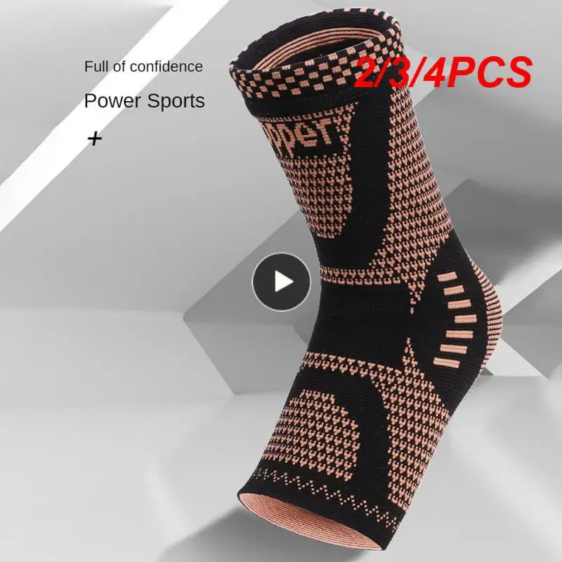 

2/3/4PCS Copper Fiber Ankle Weights Pressurized Ankle Wrist Ankle Protection Elastic Sport Anklet Support