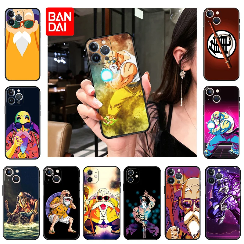 

Black Soft Silicone Phone Cases For iPhone XR XS Max 7 8 6S Plus X Kame Sennin Dragon Ball Cover For iPhone 13 12 Pro 11 SE 2022