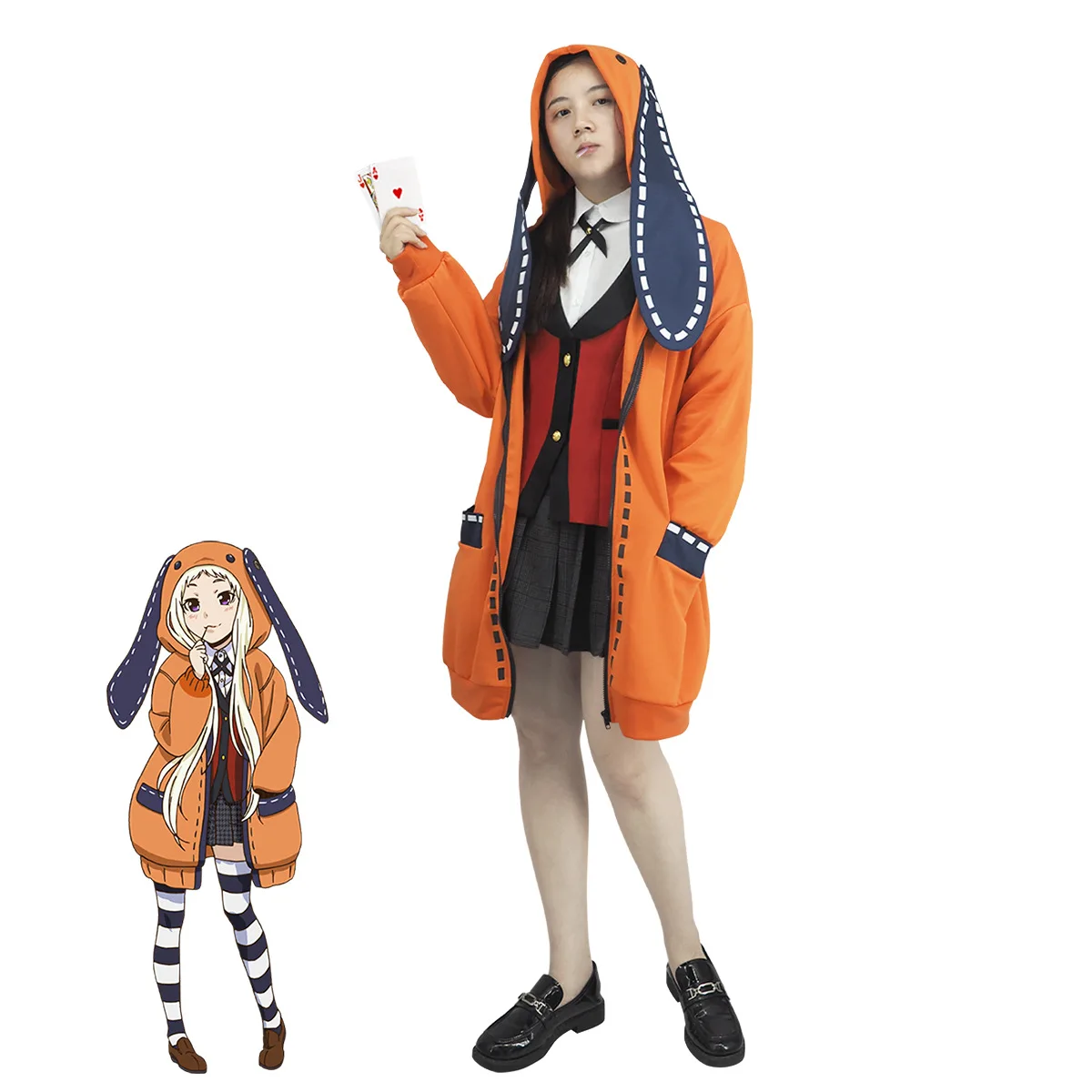 Полный комплект для Хэллоуина Kakegurui Yomozuki Runa Saotome Meari японская школьная униформа