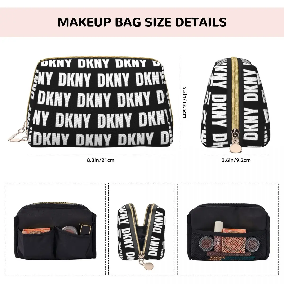 Модные косметички DKNYs модная косметичка для девочек Merch на молнии туалетные