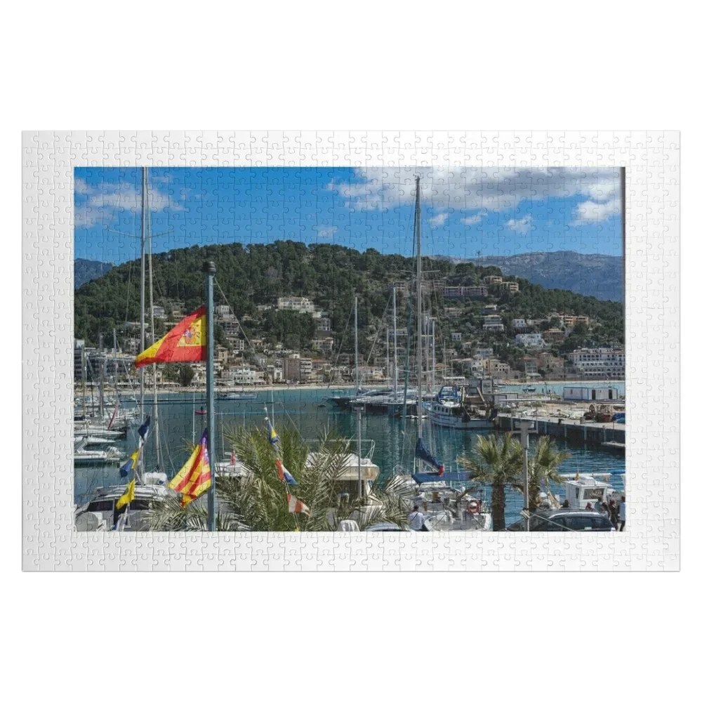 Port de Soller головоломка на Майорке индивидуальный подарок ребенку деревянный заказ