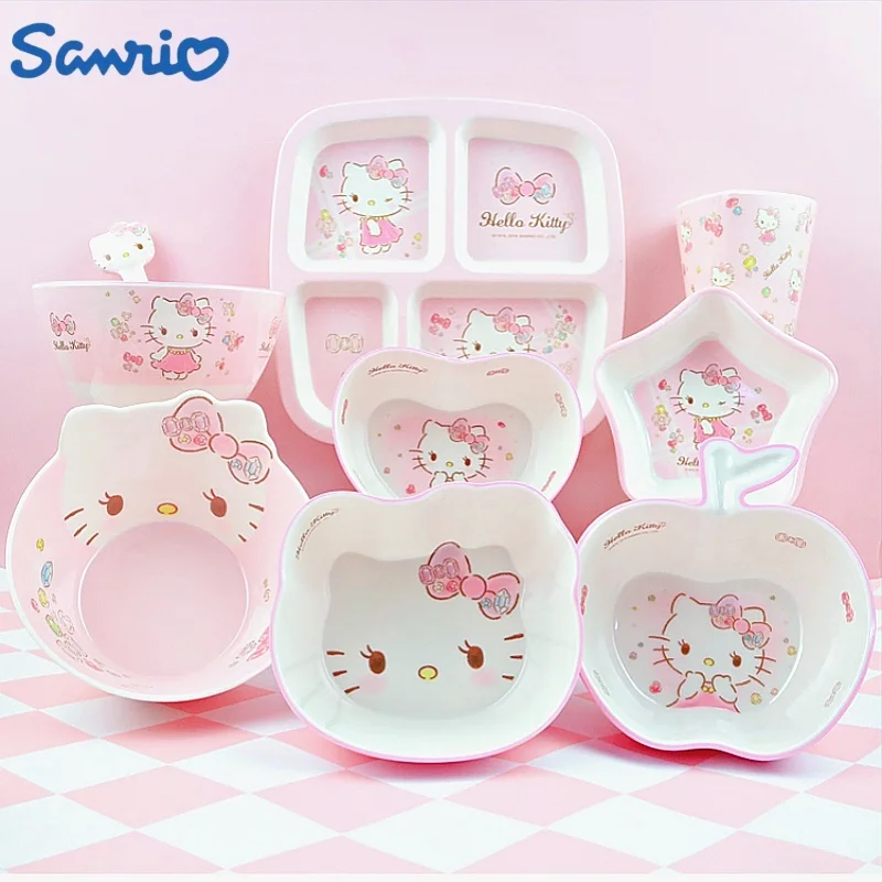 Детская посуда в комплекте милая детская миска тарелка для кормления из меламина