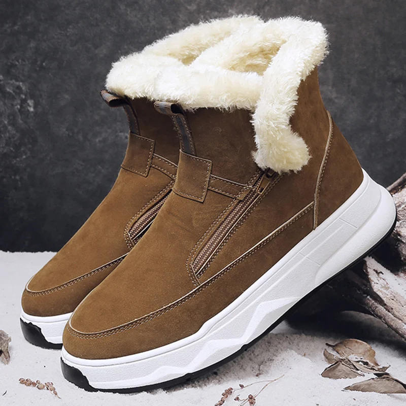 

Men Snow Boots Male Men's Sneaker Fashion Men's Winter Shoes Hiking Ankle Boots Comfortable Shoes Men Work Shoes Footwear