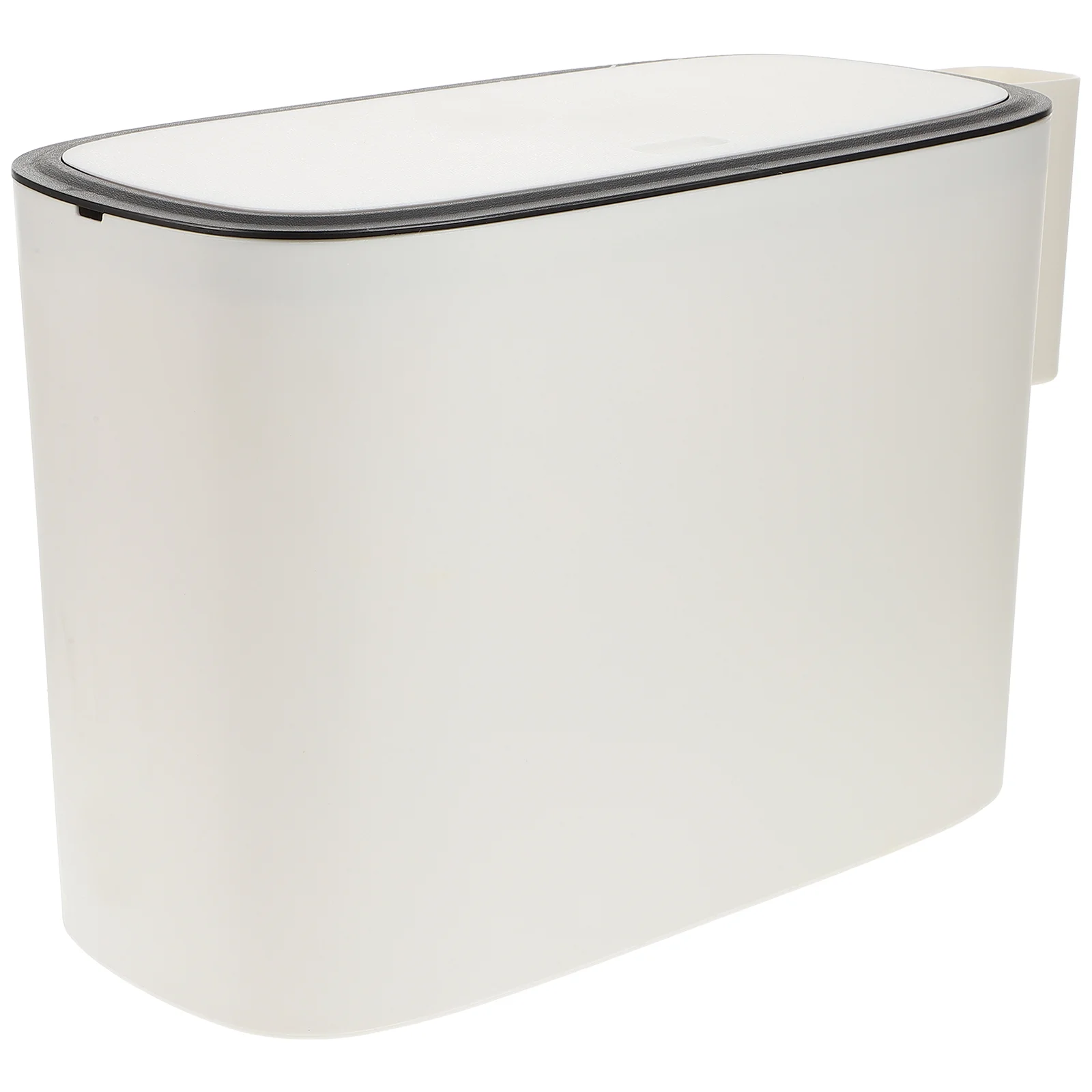 

Trash Can Garbage Bin Waste Containerkitchen Basket Wastebasket Containers Slim Bathroomlids Lid Press Rubbish Paperbins Small