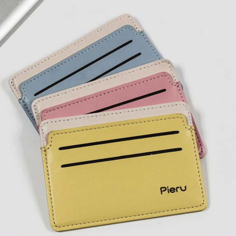 

Urban Style Card Package Multiple Card Slots Card Holder Neutral Card Package Ultra-thin Card Package PU Card Holder Card Bag