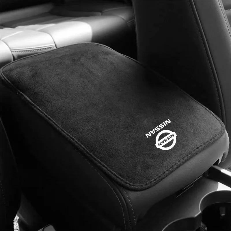

Suede Leather Armrest Mat Arm Rest Protection Cushion Auto Armrests For Nissan Juke Qashqai J10 X-Trail Leaf Micra NOTE Patrol