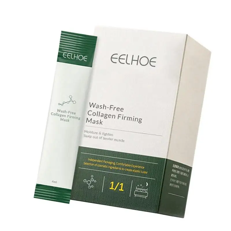 

20 Pieces Collagen Face Sheet Patches Sleeping Night Cream Collagen Firming Face Pads Soothe Sensitive Skin Face Whitening Sheet