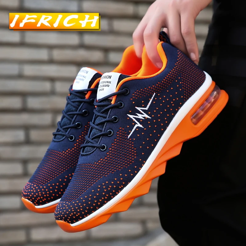 

Best Athletic Shoes Men Breathable Sports Shoes For Mens Shock Absorbing Man Jogging Sneakers Breathable Outdoor Running Shoes