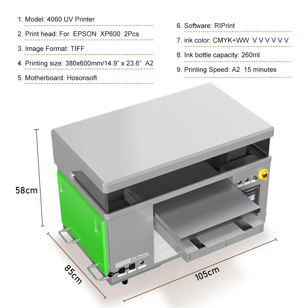 УФ-принтер A2 DTF для Epson XP600 Impressora печати наклеек УФ-принтеры чехла телефона Дерево
