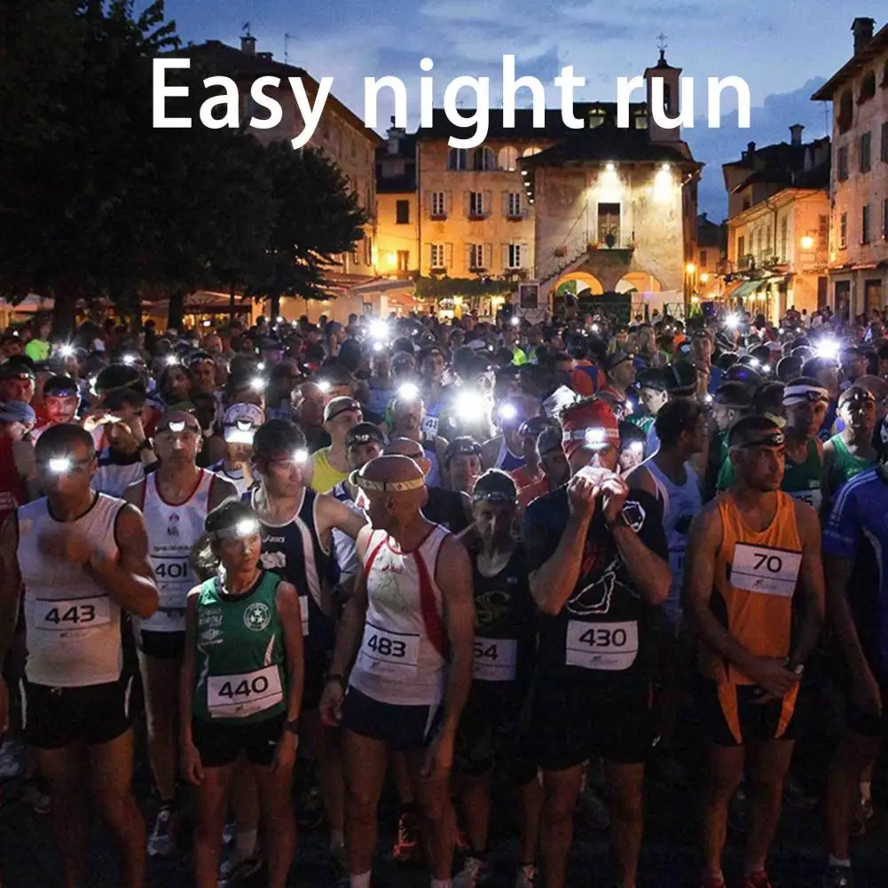 

Head Lamp 1 Set Versatile High Brightness USB Charging Multipurpose Night Fishing Headlight for Outdoor