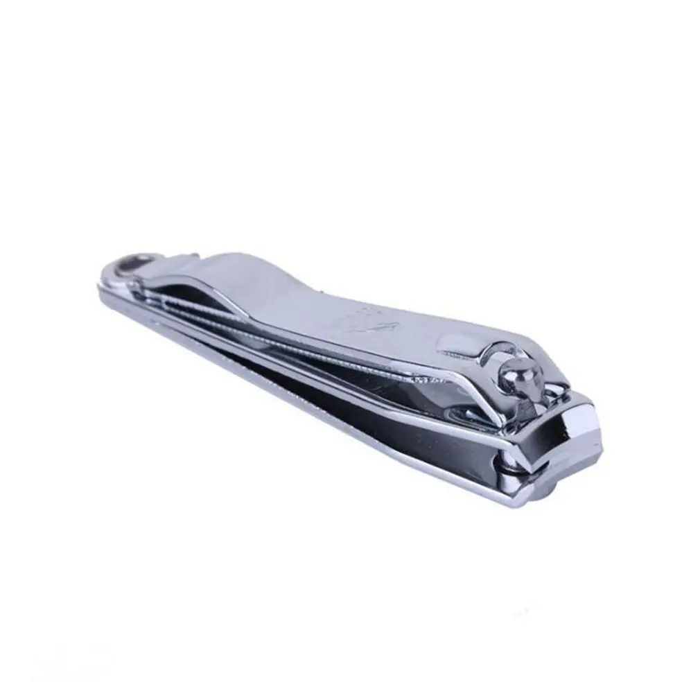 Nail Clippers Household Flat Convenient And Practical Stainless Steel With File | Дом и сад