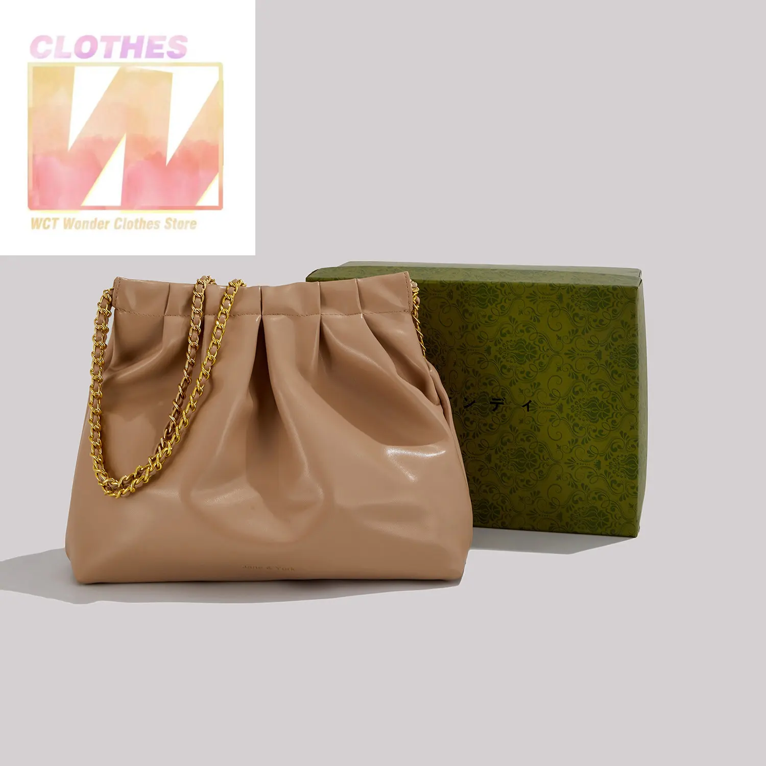 2023 New Trend Fashion Design Crossbody Bags for Women Mini Bucket Bag Crossbody Handbags Clutch Purse PU Leather Chain Bags