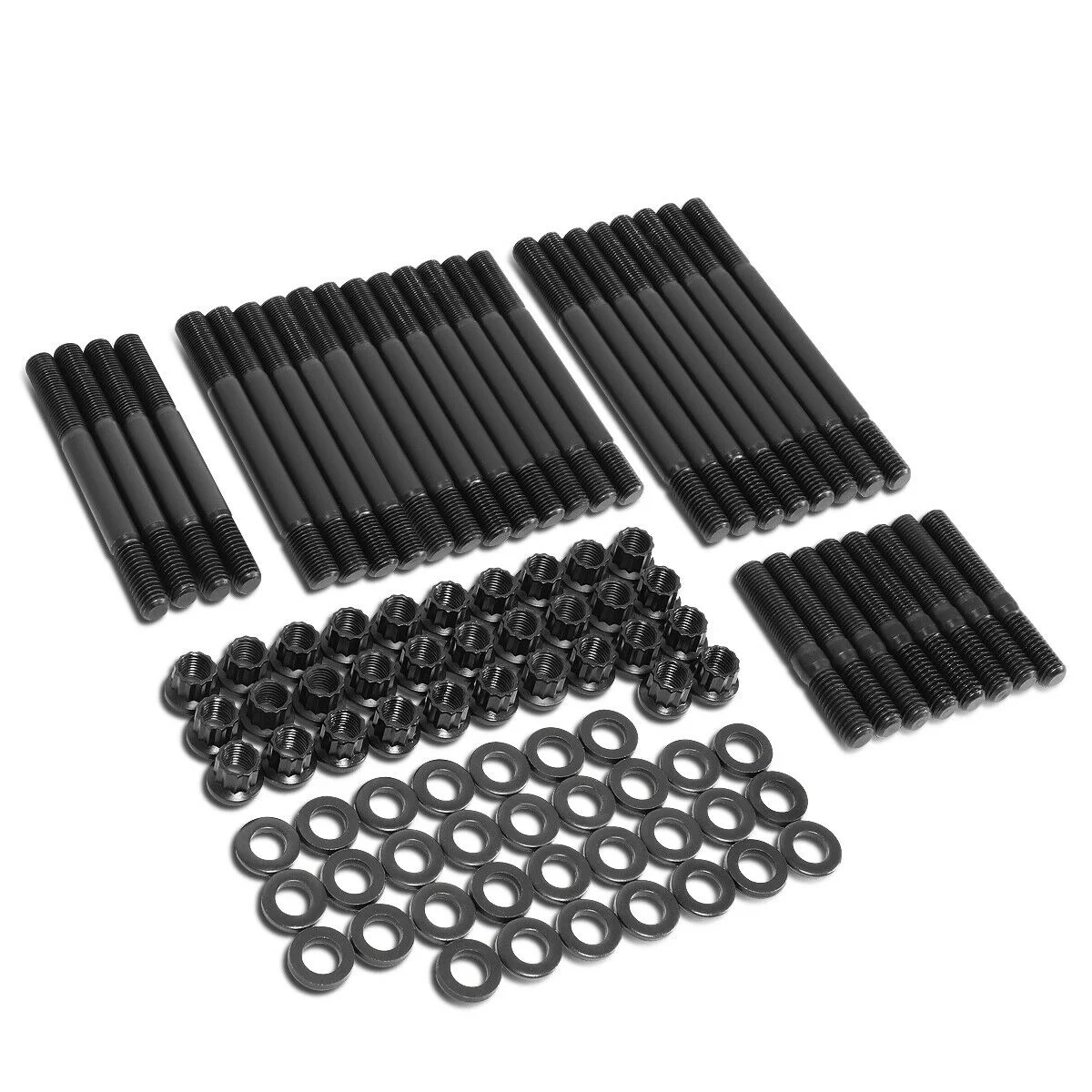 

12-POINT CYLINDER HEAD STUDS HEX NUT KIT FOR 1966-2000 CHEVY BIG BLOCK V8 6.5L Car Accessories