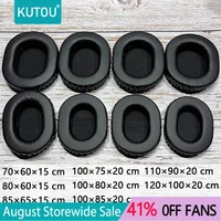 kutou universal oval replacement earpads soft pu memory foam earpad ear pads cushions earmuff cover cups headphone repair parts