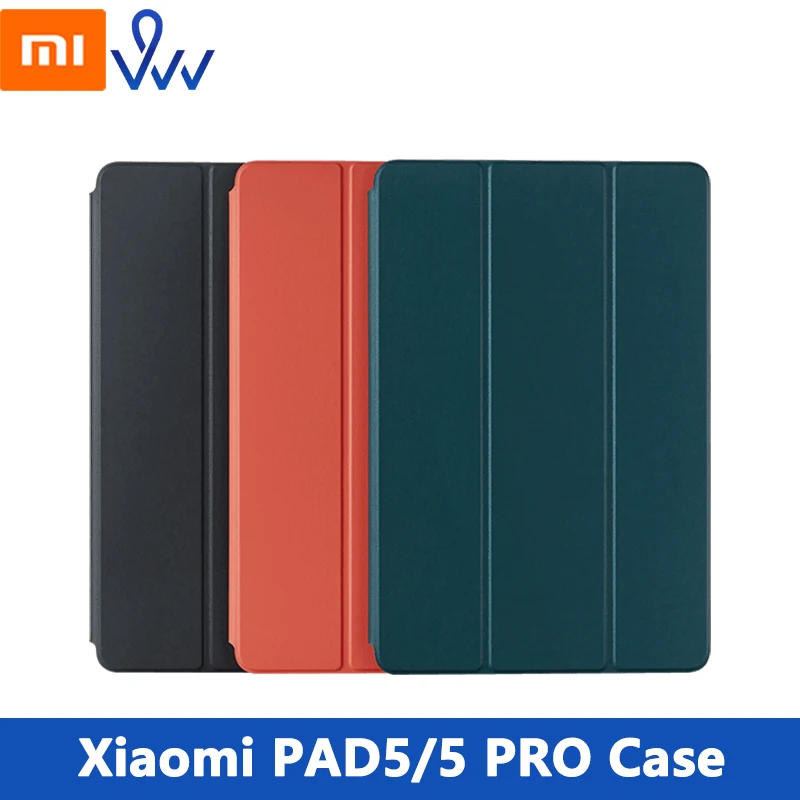 

Xiaomi Original MI PAD 5 Case MiPad 5 Pro Smart intelligent wake-up tablet leather flip Shell Cover Magnetic Adsorption case