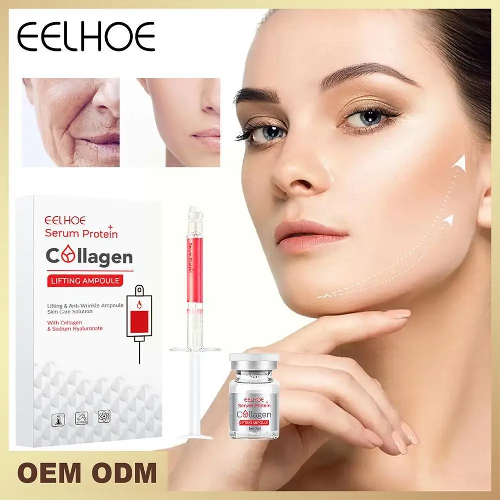 

EELHOE Collagen Astaxanthin Lifting Ampoule Firming Serum Anti-aging Fade Wrinkle Fine Lines Remover Face Serum Skin Care