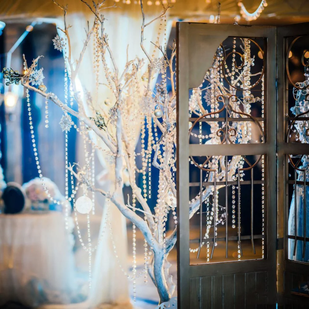 Хрустальные бусины в форме шариков 12 м | Дом и сад