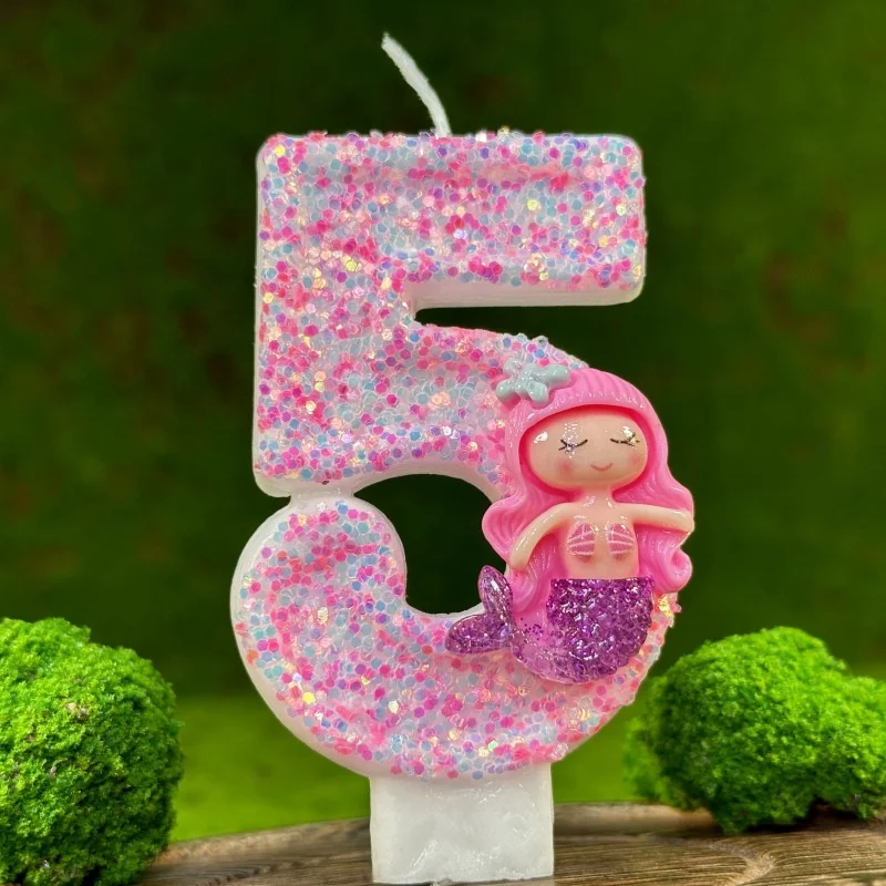 Украшение для торта в виде цифр на день рождения