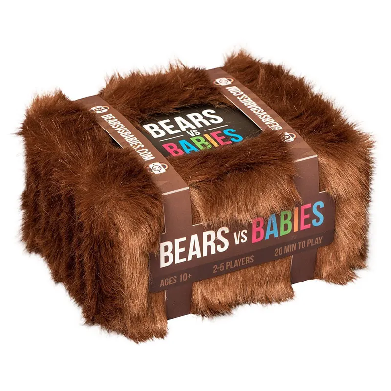 

English Version Bears Vs Babies Chess and Card Board Game Exploding Kittens Card Family Gatherings Leisure Games
