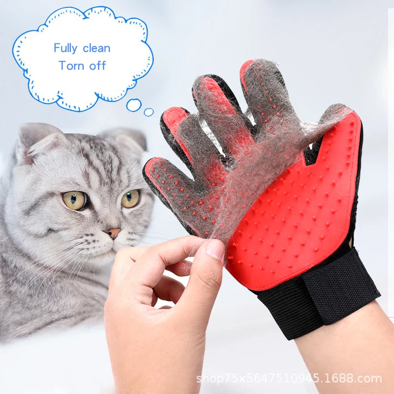 

Silicone Cat Gloves Pet Gloves Rolled Pet Grooming Comb Deshedding Hair Brush Dogs Bath Cleaning Supplies Pet Accessories 2022